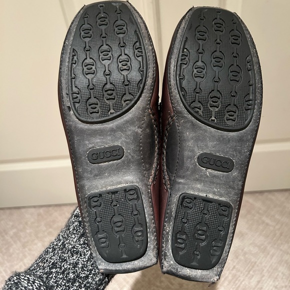 Gucci Chocolate Brown Driver Loafers - Picture 2 of 6